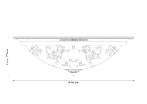 Потолочный светильник Lucia Tucci Lugo 142.6 R50 Brown  фото 3