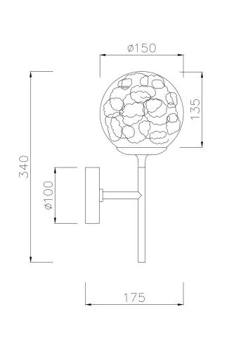 Бра Maytoni Ligero MOD061WL-01BS  фото 2